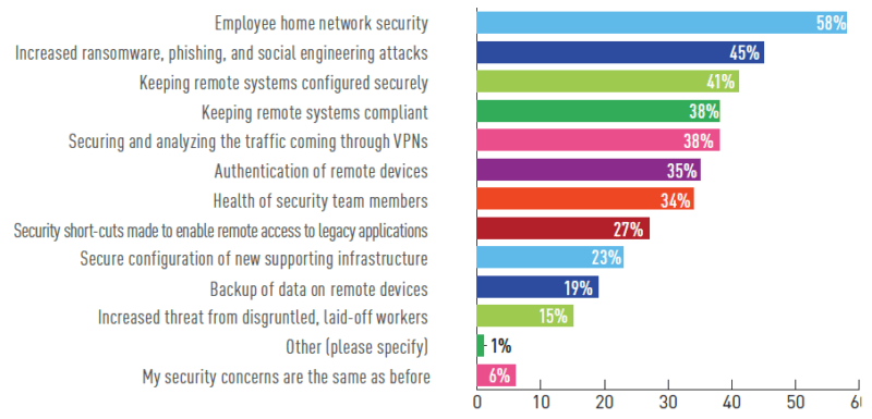 What are cybersecurity professionals concerned about