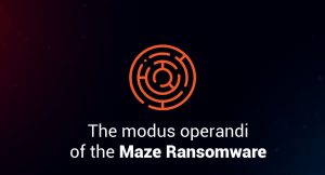 The modus operandi of the Maze Ransomware
