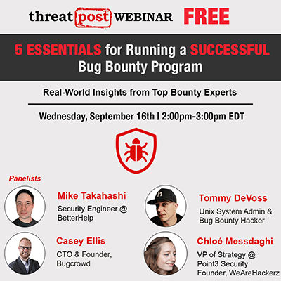 Threatpost Webinar Promo Bug Bounty