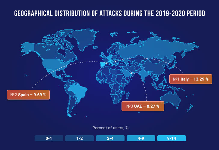 Emotet Banking Malware Attacks on Map Emotet Banking Malware Attacks on Map