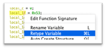 retype-variable