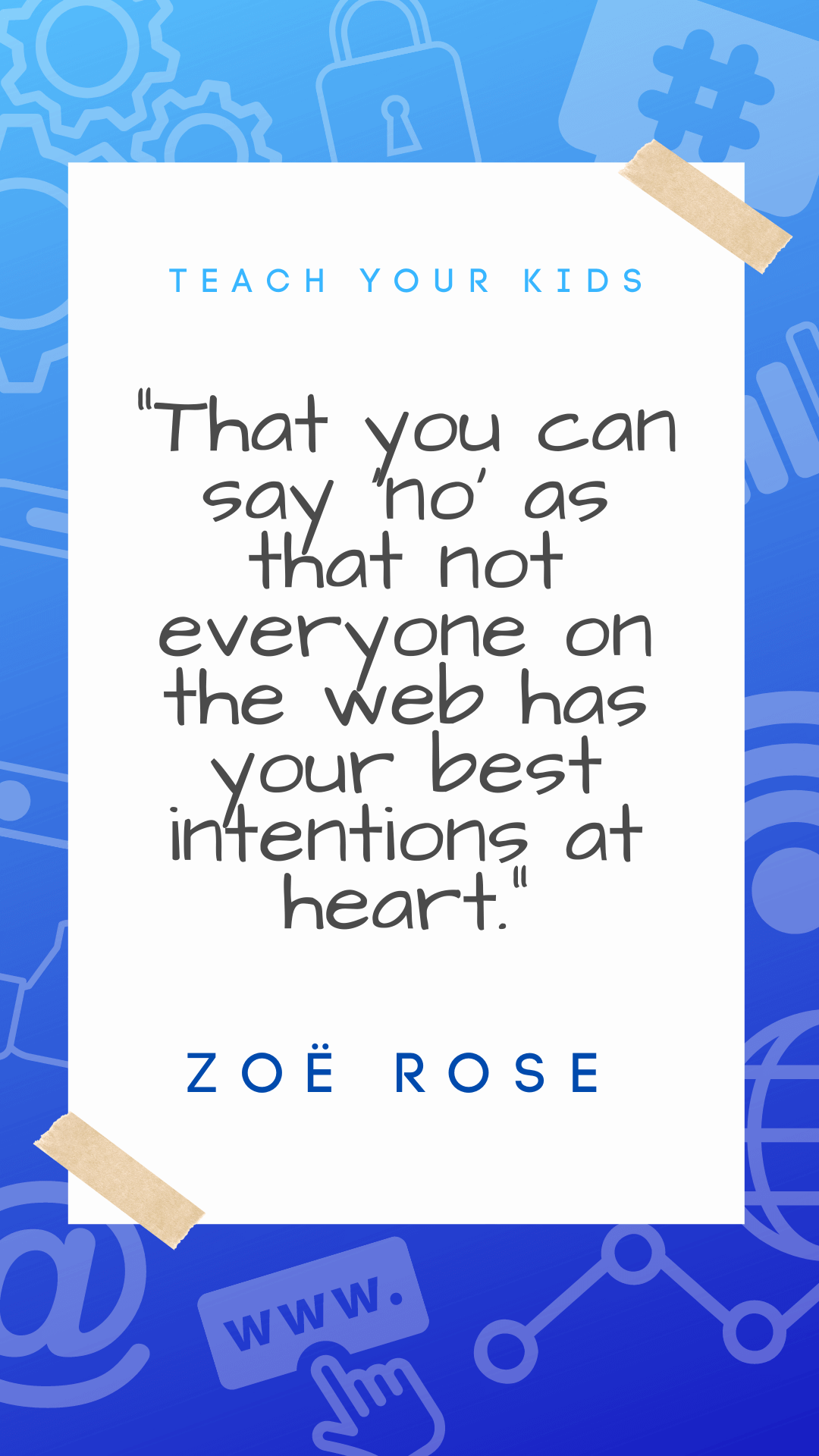 Zoe Rose Safer Internet Day