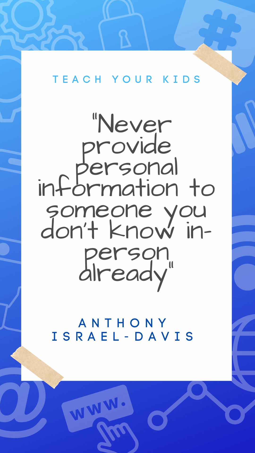 Anthony ID safer internet day