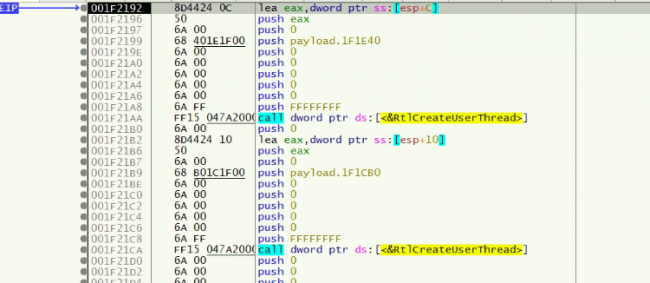 Fig 9: Creates Threads