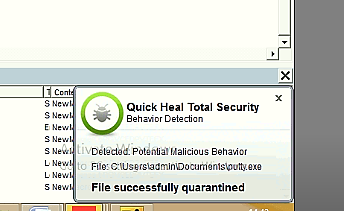 Fig 17: Behavioural detection