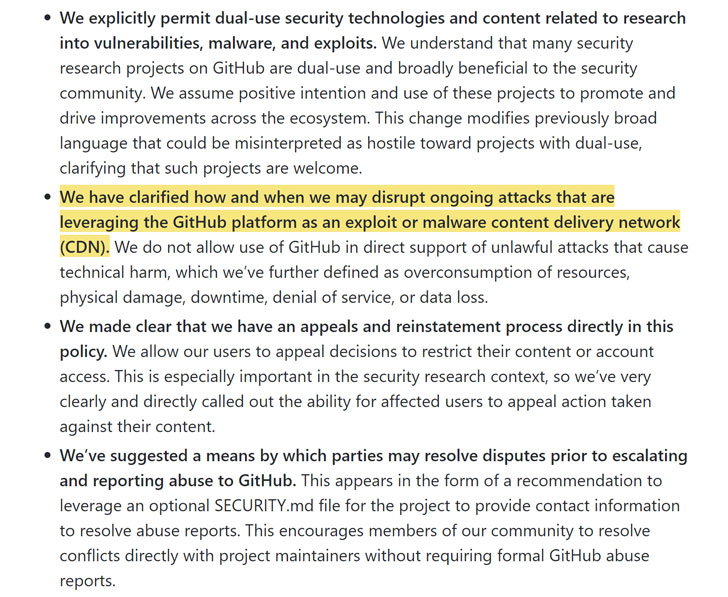 GitHub hacking policy GitHub hacking policy