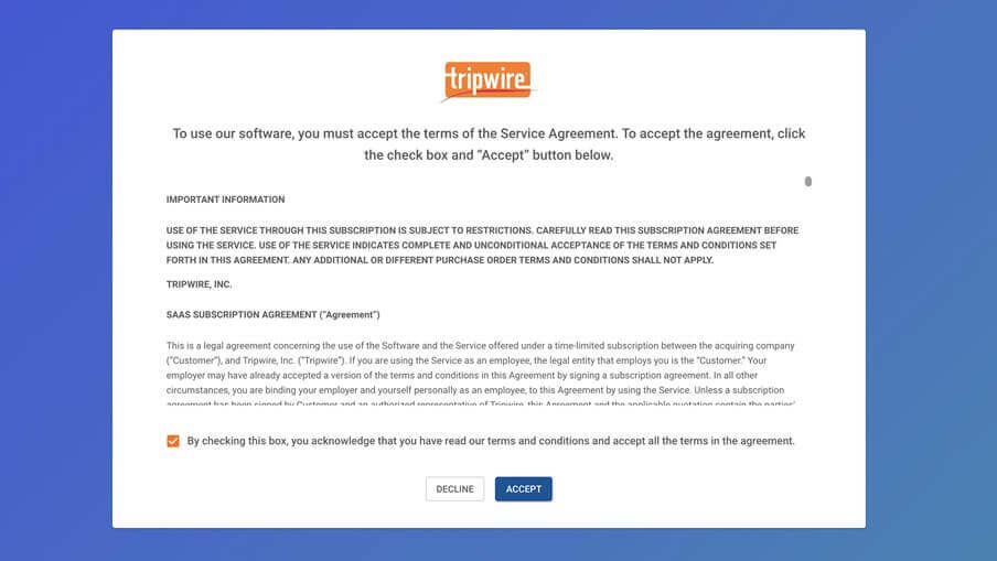 Getting Started with a Tripwire Configuration Manager Free Trial image 5
