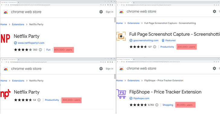 Experts Find Malicious Cookie Stuffing Chrome Extensions Used by 1.4 Million Users