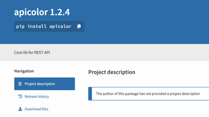 Malicious PyPI Package Malicious PyPI Package