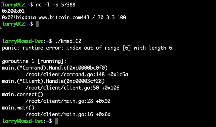 Cryptocurrency Mining Botnet Network