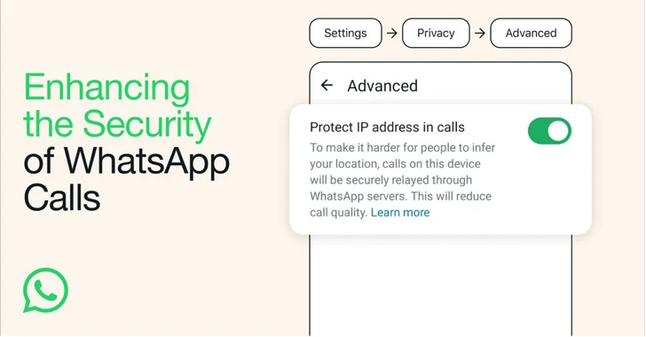 Protect IP Address in WhatsApp Calls