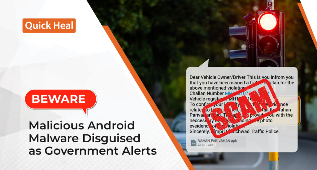 Malicious Android Malware Disguised as Government Alerts.