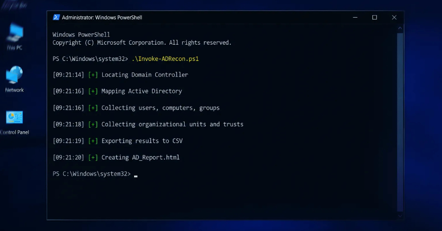 Attacker Uses Suspected AI-Generated PowerShell Script to Map Active Directory