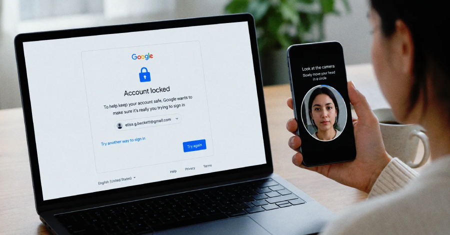 Google Adds Selfie Video Recovery for Users Locked Out of Their Accounts