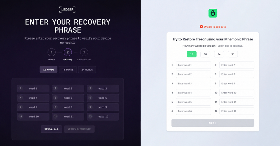 OkoBot Malware Framework Injects Seed Phrase Phishing Into Ledger and Trezor Apps