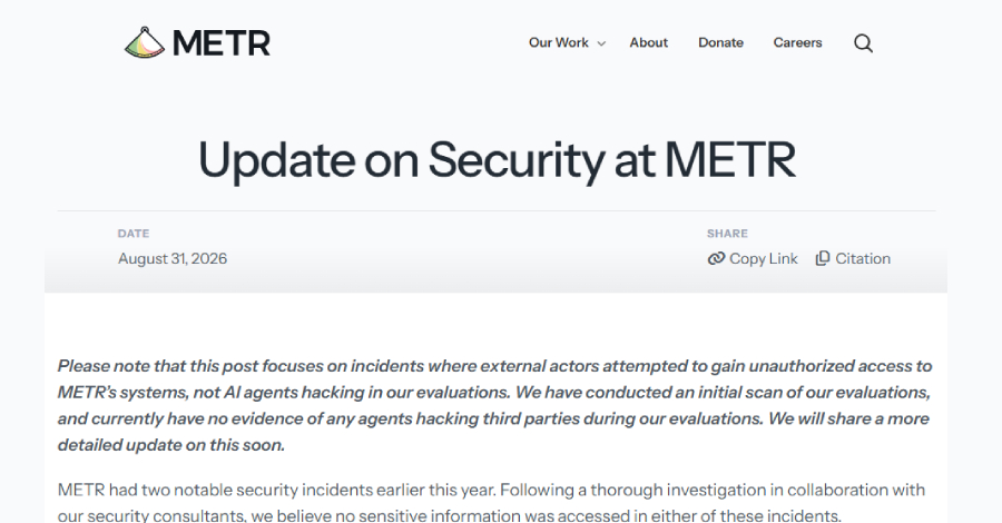 Attackers Steal METR API Key and Consume AI Credits Worth About $600,000