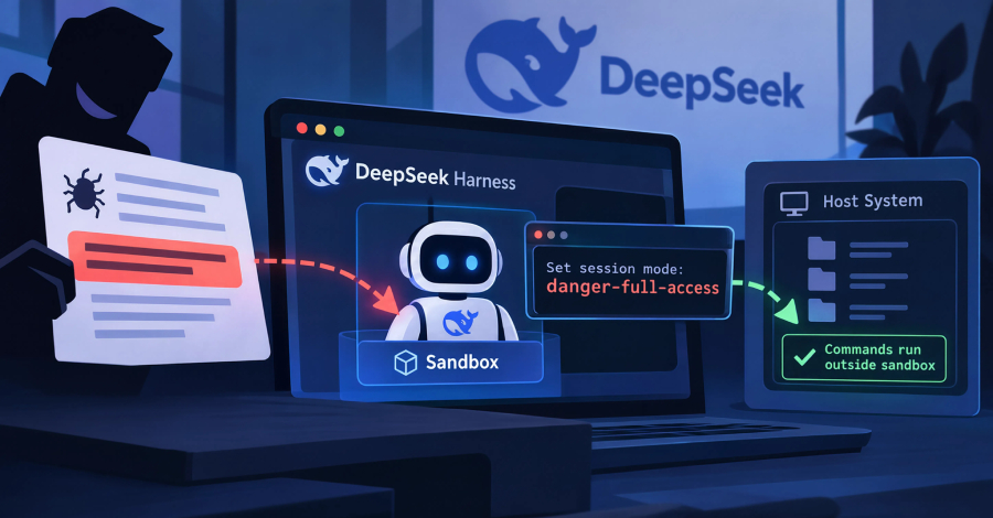 DeepSeek Harness Flaw Let AI Agents Disable Their Own File Sandbox Without Approval