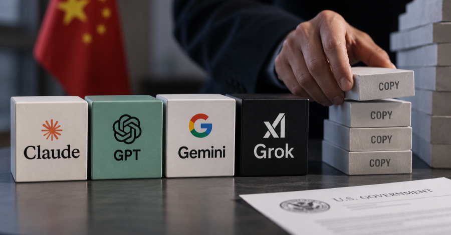 U.S. Agencies Accuse China AI Firms of Distilling Claude, GPT, Gemini, and Grok