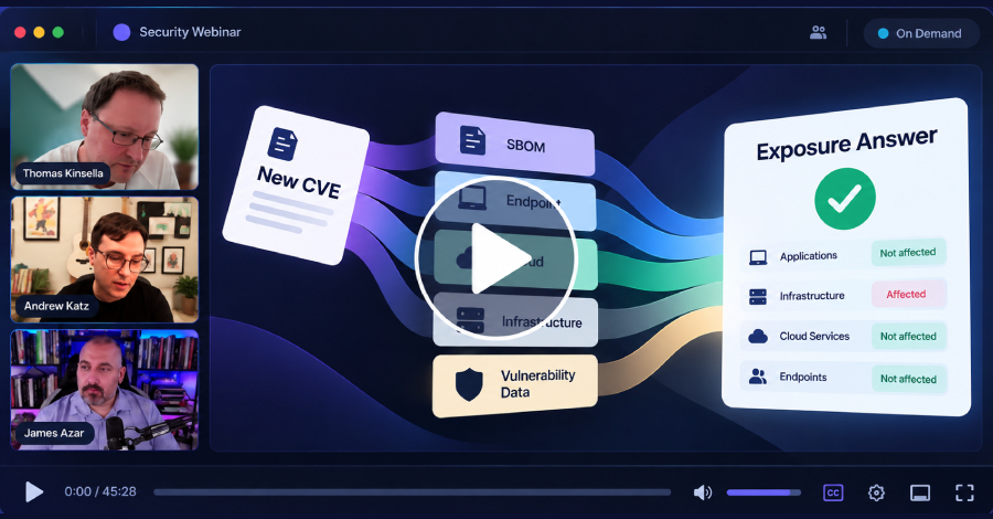 Webinar: Learn How to Answer “Are We Exposed?” Faster After a New CVE