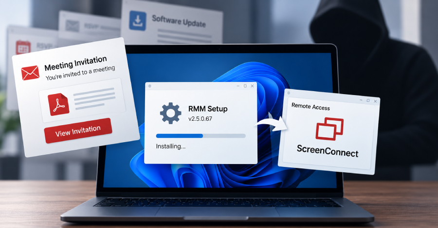 Attackers Abuse MSP360 to Deploy ScreenConnect in Dual-RMM Phishing Attacks